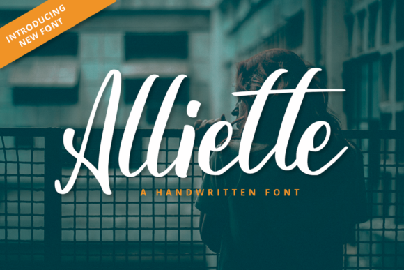 Alliette Script Font for Handmade Creations