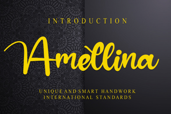 Amellina: The Handwritten Font for Bold Campaigns
