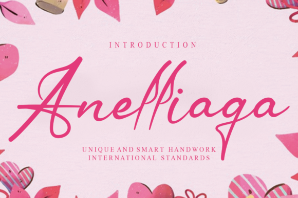 Anelliaga: A Handwritten Font for Authentic Branding