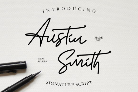 Austin Smith: A Classy Script Font for Small Business