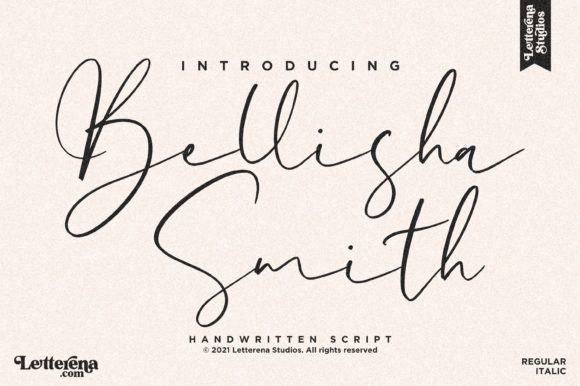 Bellisha Smith: A Fresh Script Font for Elegant Editorial Design