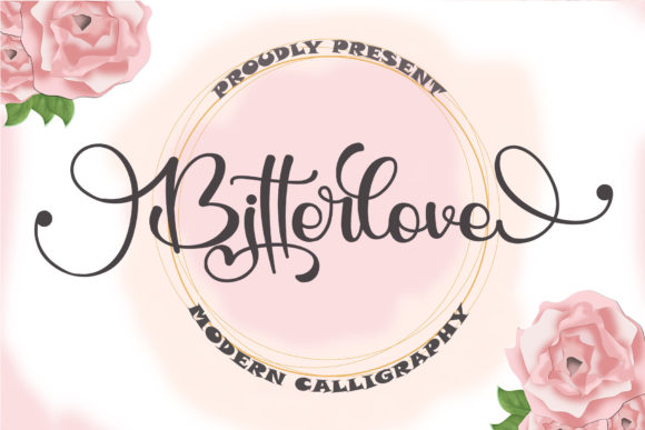 Bitterlove: A Romantic Script Typeface for Campaigns