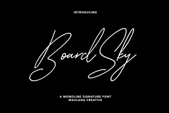 Boardsky: A Modern Handwritten Font for Web Design