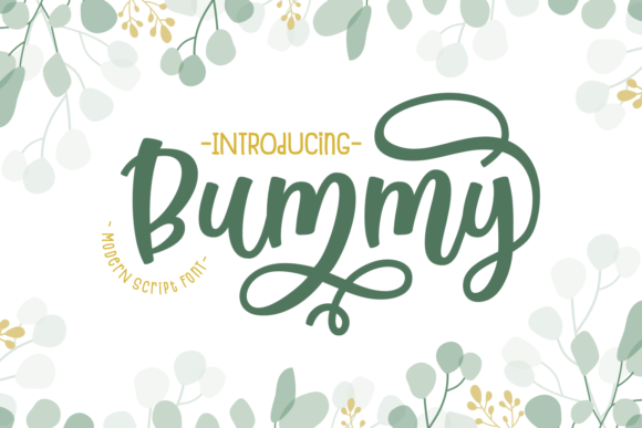 Bummy: A Warm Handwritten Font for Your Brand