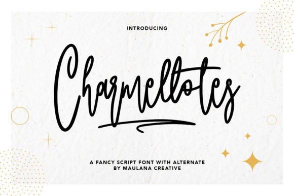 Charmellotes: The Script Font for Your Brand