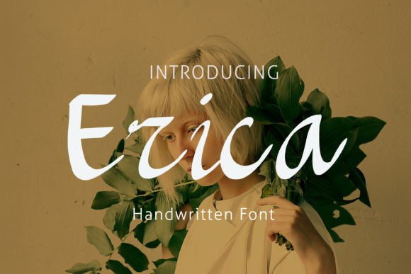 Erica: A Modern Script Font for Web Design