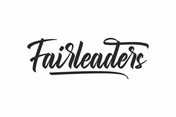 Fairleaders: A Handwritten Font for Editorial Design