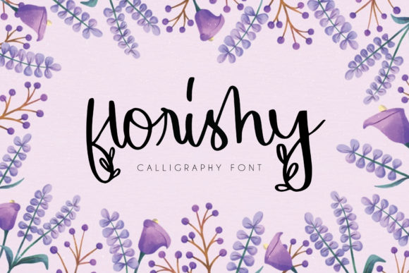 Florishy: A Nature-Inspired Handwritten Font for Digital Charm