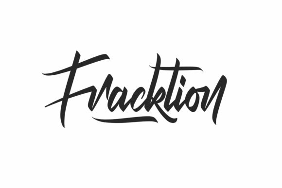 Fracktion: A Modern Handwritten Font for Editorial Design