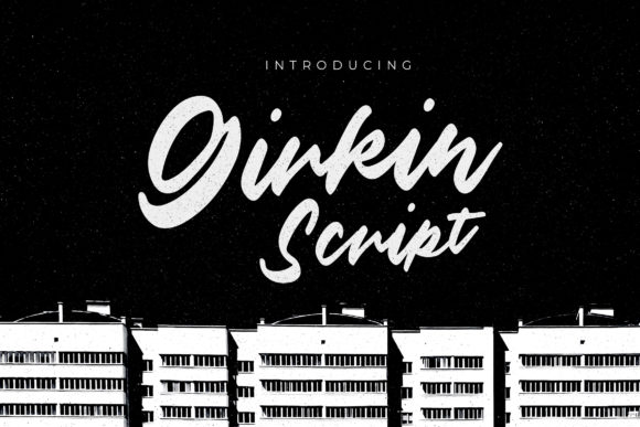 Girkin: A Modern Script Font for Makers