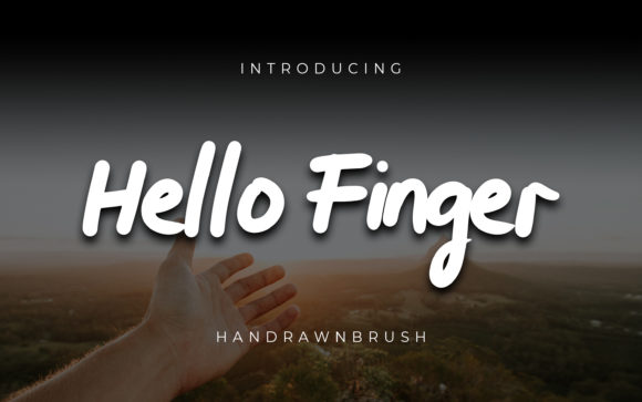 Hello Finger: A Designer’s Take on Script Amp’s Playful Typeface