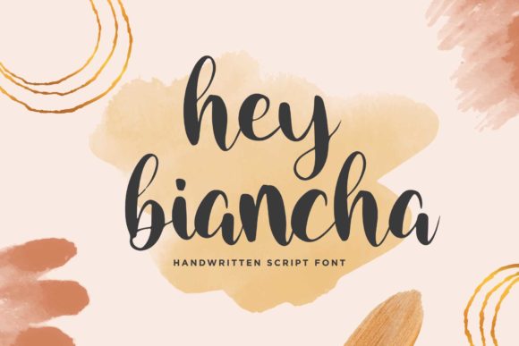 Hey Biancha: A Handwritten Font for Editorial Design
