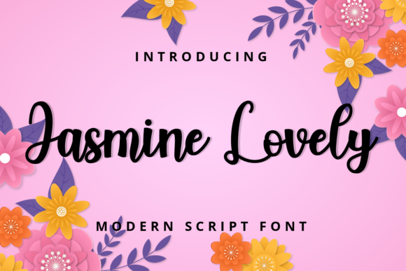 Jasmine Lovely: A Handwritten Font for Editorial Design