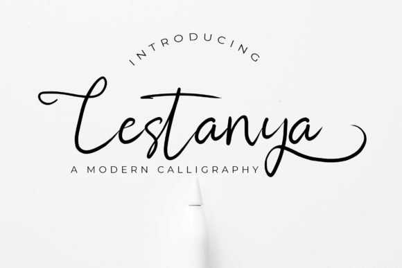 Lestanya: A Premium Script Font for Web Design