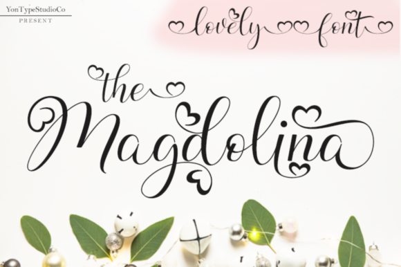 Magdolina: A Romantic Script Font for Editorial Elegance