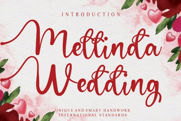 Mellinda Wedding: A Timeless Script Font for Editorial Design