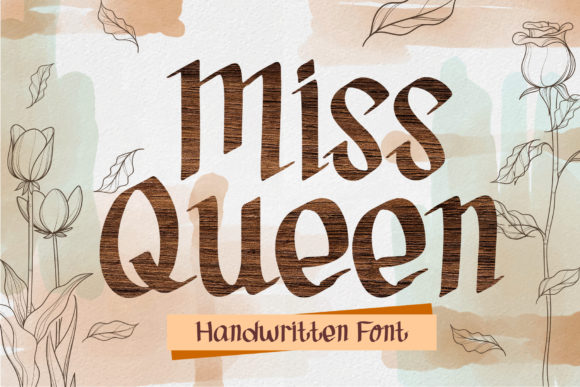 Miss Queen: A Whimsical Handwritten Font for Small Business