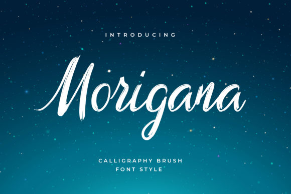 Morigana: A Modern Script Font for Branding