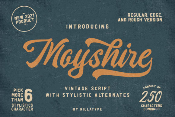 Moyshire: A Bold Handwritten Font for Brand Identity