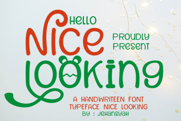 Nice Looking: A Handwritten Font for Authentic Branding