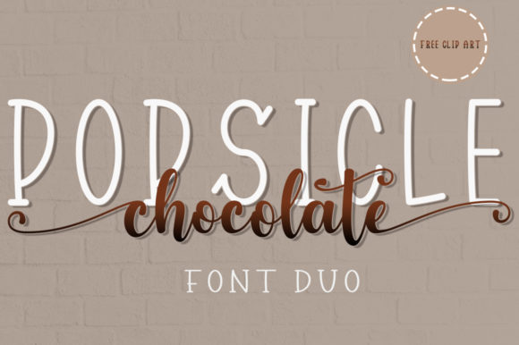 Popsicle Chocolate: A Sweet Script Font for Editors
