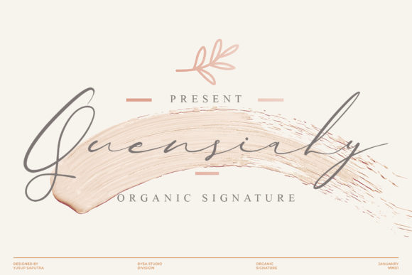 Quensialy: The Handwritten Font for Campaigns