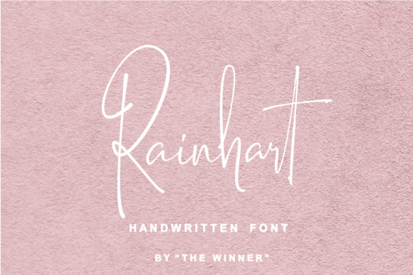 Rainhart: An Elegant Script Font for Editorial Design