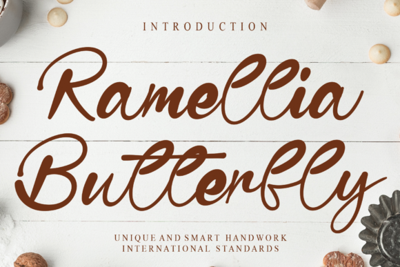Ramellia Butterfly: A Delicate Script Font for Editorial Design