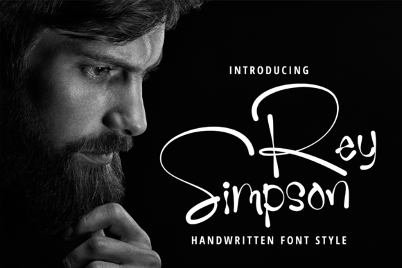Rey Simpson: A Modern Handwritten Font for Web Design