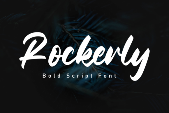 Rockerly: A Modern Script Font for Bold Digital Design