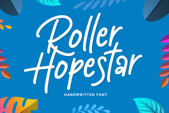 Roller Hopestar: A Trendy Handwritten Font for Crafters and Makers