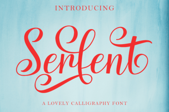 Serfent: A Warm Handwritten Font for Makers