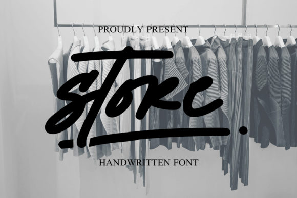 Store: A Fresh Handwritten Font for Modern Brand Identity