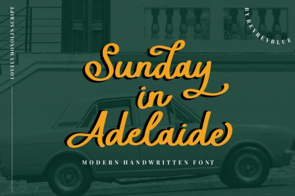 Sunday in Adelaide: A Retro Script Font for Web Design