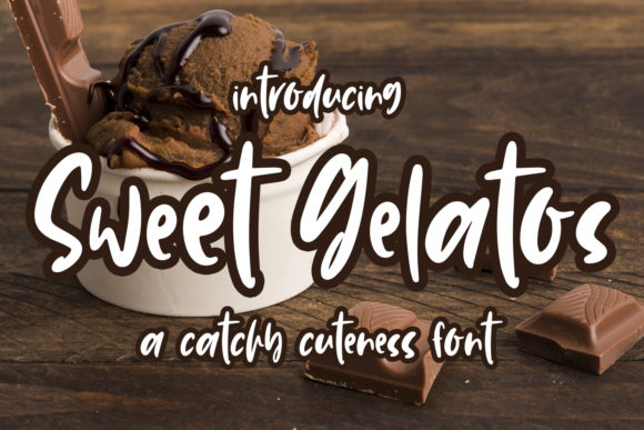 Sweet Gelatos: A Quirky Handwritten Font for Web Design