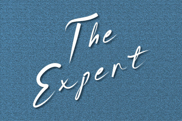 The Expert: A Handwritten Font for Digital Design