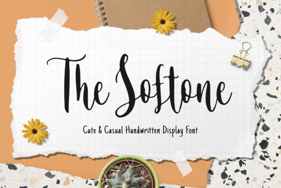 The Softone: A Delicate Script Font for Editorial Design