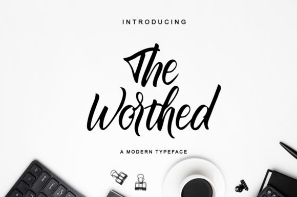 The Worthed: A Premium Script Font for Brand Identity
