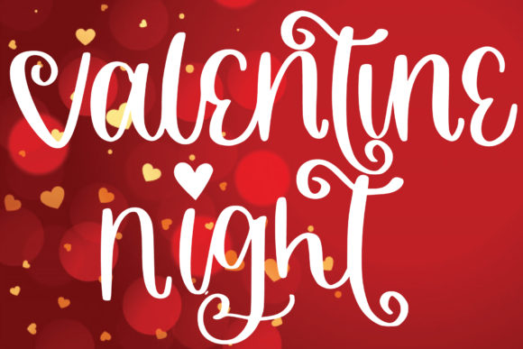 Valentine Night Font: Adding Warmth and Romance to Campaign Visuals