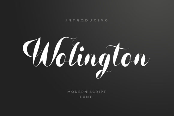 Wolington: A Handwritten Font for Modern Web Design