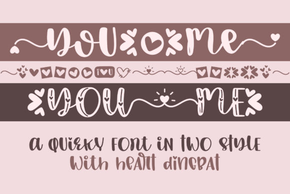You Me: A Romantic Handwritten Font for Branding